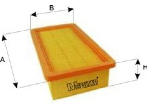 MFILTER K 135 oro filtras 
 Filtrai -> Oro filtras
5005 823, A 790 X 9601 KA, 035 133 843