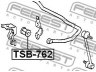 FEBEST TSB-762 skersinio stabilizatoriaus įvorių komplektas
48818-20290