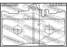 FEBEST 0101-UCF30F stabdžių trinkelių rinkinys, diskinis stabdys 
 Techninės priežiūros dalys -> Papildomas remontas
04465-50250