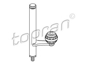TOPRAN 108 839 kreipiantysis velenas, pavarų perjungimo mechanizmas 
 Transmisija -> Neautomatinė pavarų dėžė -> Transmisijos valdymas
1H0 711 173, 1H0 711 173