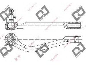 DJ PARTS DE1397 skersinės vairo trauklės galas 
 Vairavimas -> Vairo mechanizmo sujungimai
568202H090