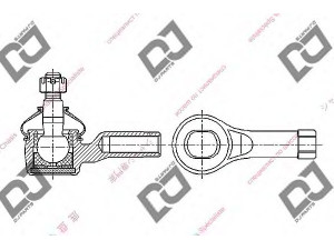 DJ PARTS DE1370 skersinės vairo trauklės galas 
 Vairavimas -> Vairo mechanizmo sujungimai
53540-SA0-002, 53540-SA0-003, 53540-SB0-003