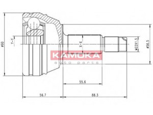 KAMOKA 7126 jungčių komplektas, kardaninis velenas 
 Ratų pavara -> Sujungimai/komplektas
1074308, 1117155, 98AG3K183BA, 98AX3C242DA