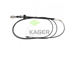 KAGER 19-6284 trosas, stovėjimo stabdys 
 Stabdžių sistema -> Valdymo svirtys/trosai
9044200485, 2D0609701D