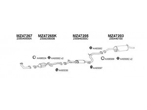 VENEPORTE 470025 išmetimo sistema 
 Išmetimo sistema -> Išmetimo sistema, visa