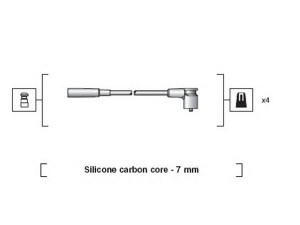 MAGNETI MARELLI 941318111246 uždegimo laido komplektas 
 Kibirkšties / kaitinamasis uždegimas -> Uždegimo laidai/jungtys