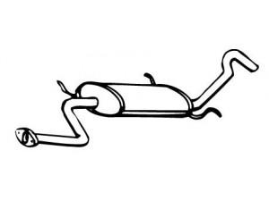 WALKER 09458 galinis duslintuvas 
 Išmetimo sistema -> Duslintuvas
E52640100B