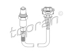 TOPRAN 207 859 lambda jutiklis 
 Variklis -> Variklio elektra
08 55 516, 08 55 528, 8 55 516