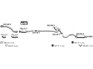 ERNST 010200 išmetimo sistema 
 Išmetimo sistema -> Išmetimo sistema, visa