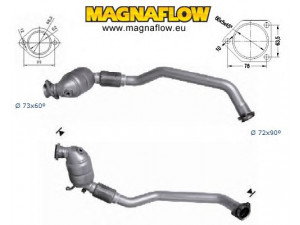 MAGNAFLOW 60606D katalizatoriaus keitiklis 
 Išmetimo sistema -> Katalizatoriaus keitiklis
18307790298