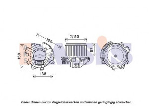 AKS DASIS 870446N elektrovariklis, vidinis pūtiklis 
 Šildymas / vėdinimas -> Orpūtė/dalys
77365027