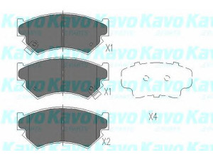 KAVO PARTS KBP-8011 stabdžių trinkelių rinkinys, diskinis stabdys 
 Techninės priežiūros dalys -> Papildomas remontas
725193040, 725193041, V9118F010