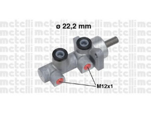 METELLI 05-0723 pagrindinis cilindras, stabdžiai 
 Stabdžių sistema -> Pagrindinis stabdžių cilindras
96418833, 96418833