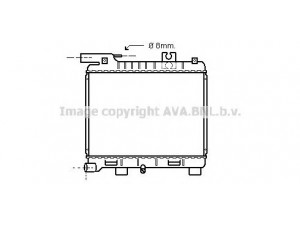 AVA QUALITY COOLING BW2055 radiatorius, variklio aušinimas 
 Aušinimo sistema -> Radiatorius/alyvos aušintuvas -> Radiatorius/dalys
1709350