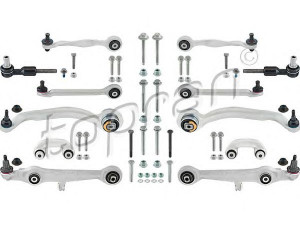 TOPRAN 114 520 jungčių komplektas, rato pakaba 
 Ašies montavimas/vairavimo mechanizmas/ratai -> Valdymo svirtis/pasukamosios svirties sujungimas -> Vairo trauklės (valdymo svirtis, išilginis balansyras, diago
8D0 498 998, 8D0 498 998B, 8D0 498 KIT95