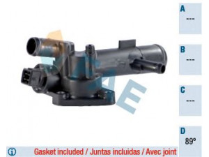 FAE 5350589 termostatas, aušinimo skystis 
 Aušinimo sistema -> Termostatas/tarpiklis -> Thermostat
11060-BN700, 11061-00QAG, 82 00 039 885