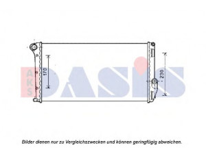 AKS DASIS 300016N radiatorius, variklio aušinimas 
 Aušinimo sistema -> Radiatorius/alyvos aušintuvas -> Radiatorius/dalys
51859378