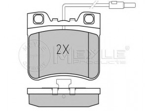 MEYLE 025 212 6717/PD stabdžių trinkelių rinkinys, diskinis stabdys 
 Techninės priežiūros dalys -> Papildomas remontas
4253.21, 95 619 550, 95 646 300