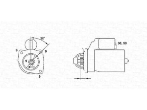 MAGNETI MARELLI 943221630010 starteris 
 Elektros įranga -> Starterio sistema -> Starteris
46231590, 77512430