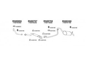 VENEPORTE 550320 išmetimo sistema 
 Išmetimo sistema -> Išmetimo sistema, visa