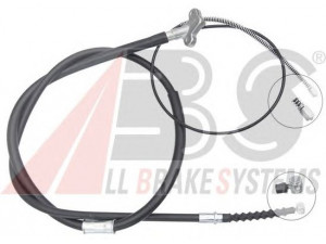 A.B.S. K19832 trosas, stovėjimo stabdys 
 Stabdžių sistema -> Valdymo svirtys/trosai
4643035490