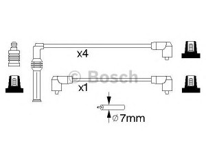 BOSCH 0 986 357 139 uždegimo laido komplektas 
 Kibirkšties / kaitinamasis uždegimas -> Uždegimo laidai/jungtys
1612506, 90350561, 90350566, 90350561
