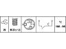 HELLA 6ZT 007 808-031 temperatūros jungiklis, radiatoriaus ventiliatorius 
 Aušinimo sistema -> Siuntimo blokas, aušinimo skysčio temperatūra
13 41 023, 90339500, 90339500