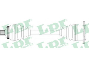 LPR DS14190 kardaninis velenas 
 Ratų pavara -> Kardaninis velenas
4A0407271AS, 4A0407271BD, 4A0407271CR
