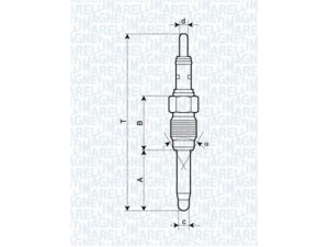 MAGNETI MARELLI 062900084304 kaitinimo žvakė 
 Kibirkšties / kaitinamasis uždegimas -> Kaitinimo kaištis
60815294, 69657138, 71713981