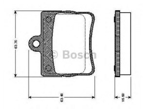 BOSCH 0 986 TB2 309 stabdžių trinkelių rinkinys, diskinis stabdys 
 Techninės priežiūros dalys -> Papildomas remontas
002 420 51 20, 242 051 20 37, A 002 420 51 20