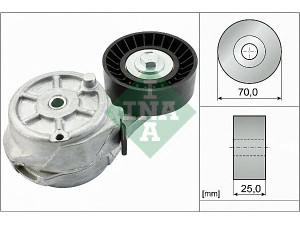 INA 534 0547 10 įtempiklio svirtis, V formos rumbuotas diržas 
 Diržinė pavara -> V formos rumbuotas diržas/komplektas -> Įtempiklis
0 4861 277AB, 0 4861 277AD, K04861277AB
