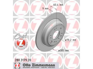 ZIMMERMANN 280.3179.20 stabdžių diskas 
 Dviratė transporto priemonės -> Stabdžių sistema -> Stabdžių diskai / priedai
42510-TK0G50, 42510-TL0G50, 42510-TL0G51