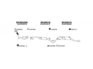 VENEPORTE 600041 išmetimo sistema 
 Išmetimo sistema -> Išmetimo sistema, visa