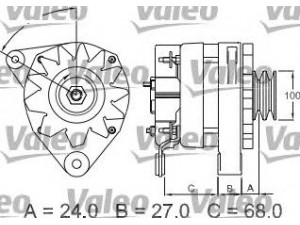 VALEO 439099 kintamosios srovės generatorius
3618908M1, 3618908M1