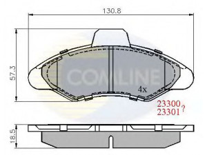 COMLINE CBP0393 stabdžių trinkelių rinkinys, diskinis stabdys 
 Techninės priežiūros dalys -> Papildomas remontas
1015598, 1048309, 1130751, 5025948