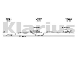 KLARIUS 960394U išmetimo sistema 
 Išmetimo sistema -> Išmetimo sistema, visa