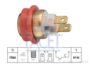 FACET 7.5093 temperatūros jungiklis, radiatoriaus ventiliatorius 
 Aušinimo sistema -> Siuntimo blokas, aušinimo skysčio temperatūra
21595-Q9025, BHM7282, BHM7367, CDU1500