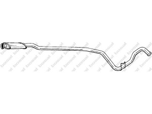 BOSAL 287-509 vidurinis duslintuvas 
 Išmetimo sistema -> Duslintuvas
77.00.812.791