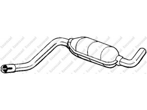 BOSAL 148-259 vidurinis duslintuvas 
 Išmetimo sistema -> Duslintuvas
2106-1202005
