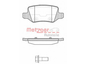 METZGER 0818.10 stabdžių trinkelių rinkinys, diskinis stabdys 
 Techninės priežiūros dalys -> Papildomas remontas
168 420 0420, 169 420 0420, 414 420 0120
