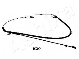 ASHIKA 131-0K-K39 trosas, stovėjimo stabdys 
 Stabdžių sistema -> Valdymo svirtys/trosai
599124E500