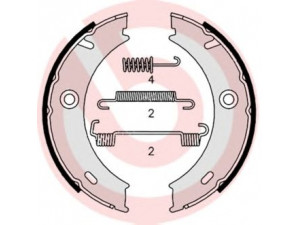 BREMBO S 50 512 stabdžių trinkelių komplektas, stovėjimo stabdis 
 Stabdžių sistema -> Rankinis stabdys
2D0609525A