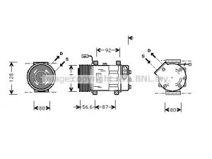 AVA QUALITY COOLING SCAK016 kompresorius, oro kondicionierius 
 Oro kondicionavimas -> Kompresorius/dalys
1376998, 1412263