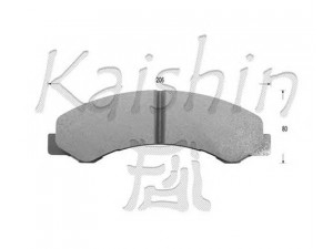 KAISHIN FK4053 stabdžių trinkelių rinkinys, diskinis stabdys 
 Techninės priežiūros dalys -> Papildomas remontas
8971686340, 8973784460