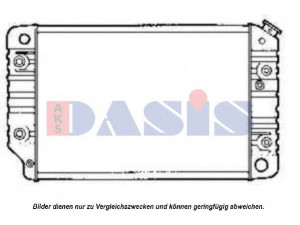 AKS DASIS 520017N radiatorius, variklio aušinimas