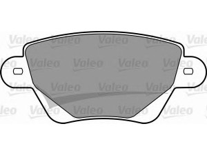 VALEO 597392 stabdžių trinkelių rinkinys, diskinis stabdys 
 Techninės priežiūros dalys -> Papildomas remontas
7701207187