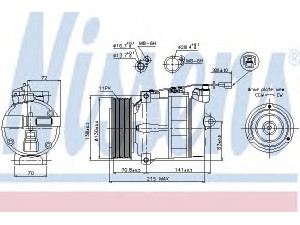 NISSENS 89028 kompresorius, oro kondicionierius 
 Oro kondicionavimas -> Kompresorius/dalys
541 230 13 11, A5412301311