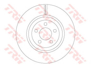 TRW DF6244S stabdžių diskas 
 Dviratė transporto priemonės -> Stabdžių sistema -> Stabdžių diskai / priedai
4779197AB, 4779197AC, 4779197AD