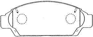 AISIN A1N046 stabdžių trinkelių rinkinys, diskinis stabdys
04465-32120, 04465-32121, 04465-32140