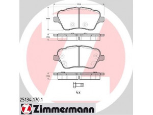 ZIMMERMANN 25134.170.1 stabdžių trinkelių rinkinys, diskinis stabdys 
 Techninės priežiūros dalys -> Papildomas remontas
1785193, 1788734, 1848518, 1848532